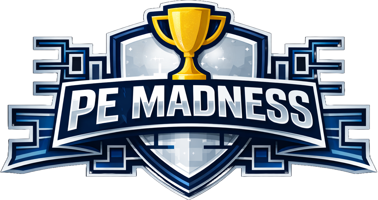 PE Madness Championship Logo