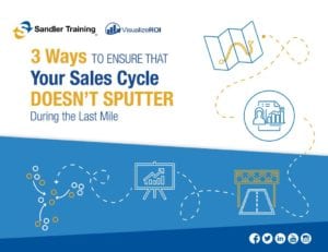 Image for <b>eBook: 3 Ways To Ensure Your Sales Cycle Doesn't Sputter During The Last Mile</b>